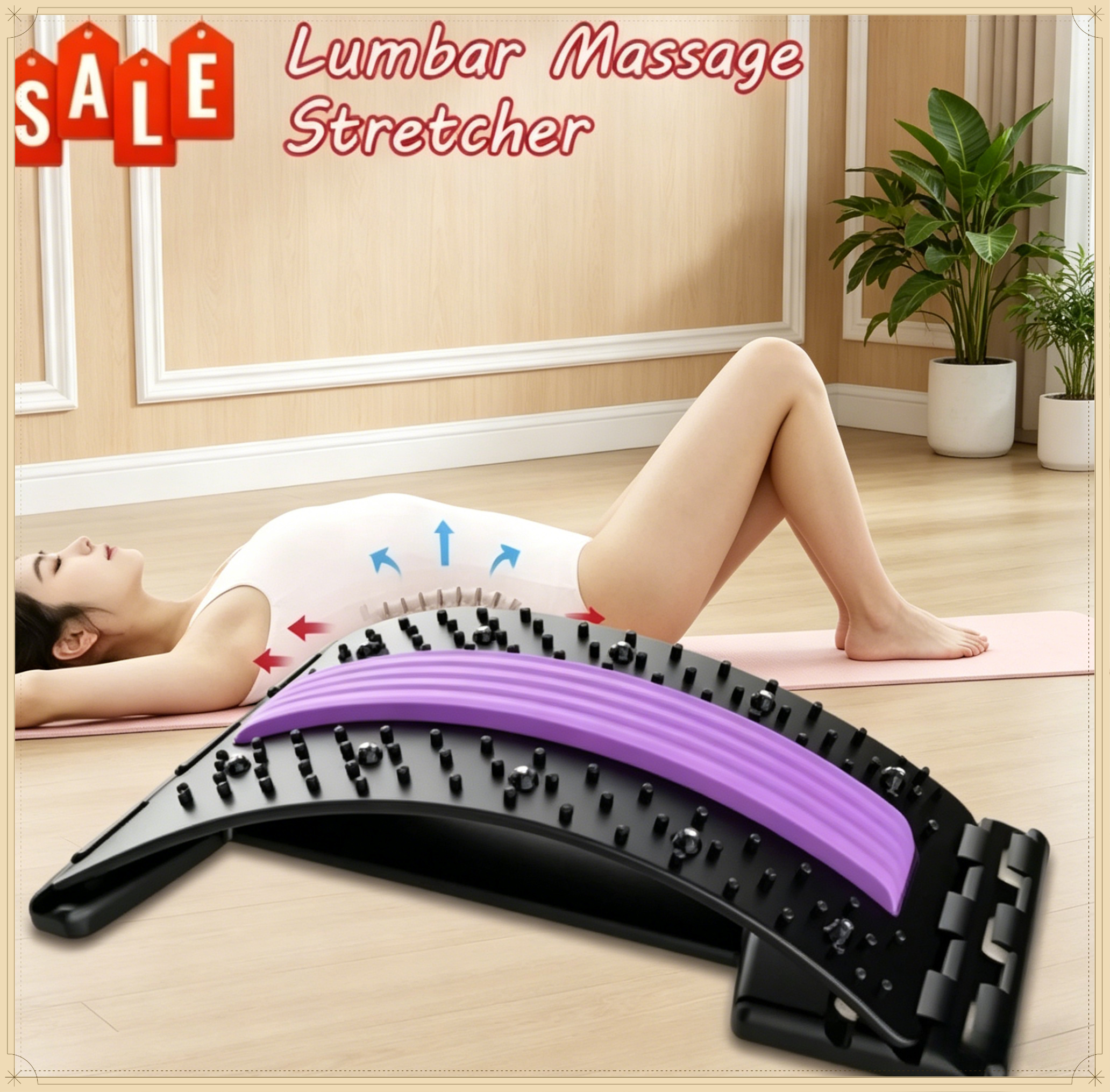 Yoga Fitness Training - Yoga Fitness Back Stretching Tool Household