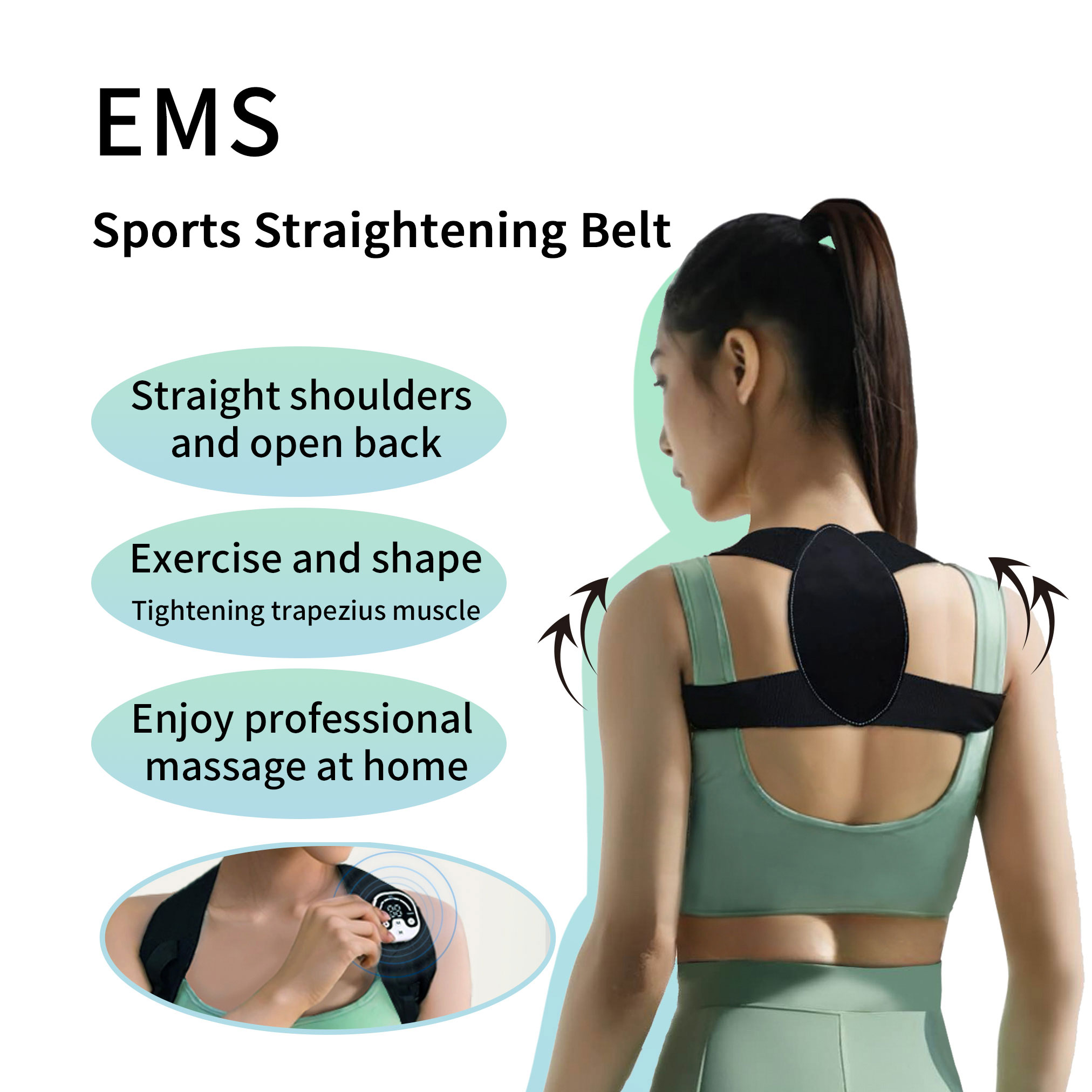 Microcurrent Posture Device Fo - Posture Corrector Back recension och pris