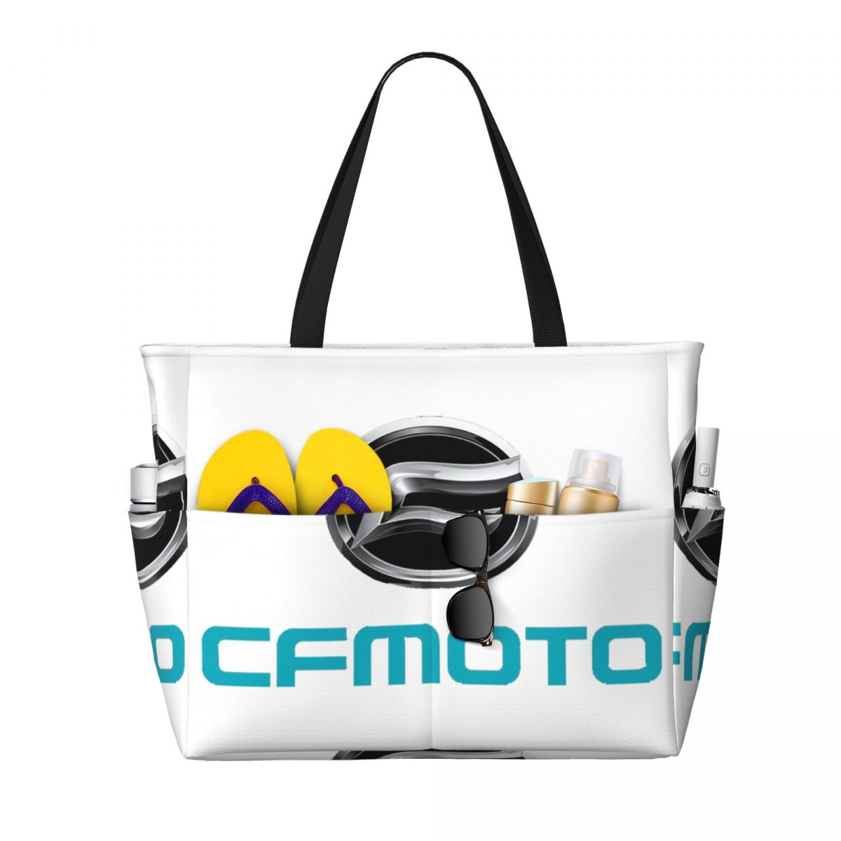 CFMoto Logo Motorcycle Beach T - Yoga Fitness Logo recension och pris