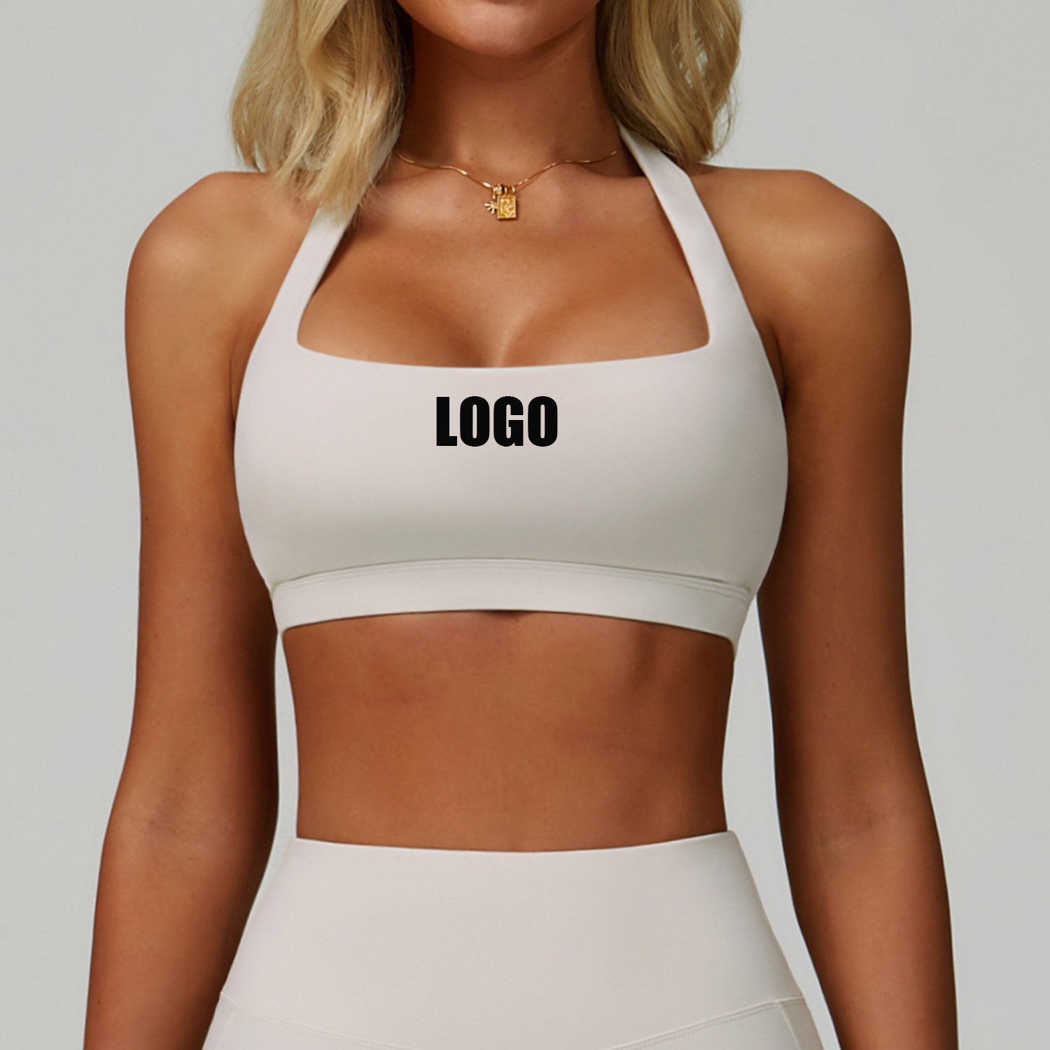 Custom LOGO Women's Summer Nec - Yoga Fitness Logo recension och pris