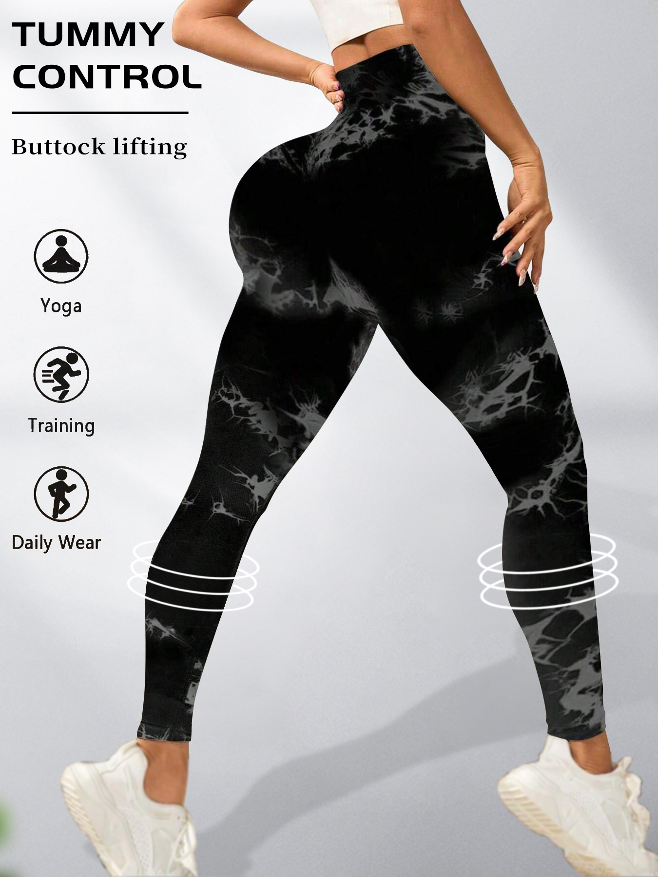 2pcs Seamless High Elastic Tie - Yoga & Fitness With Denise recension och pris