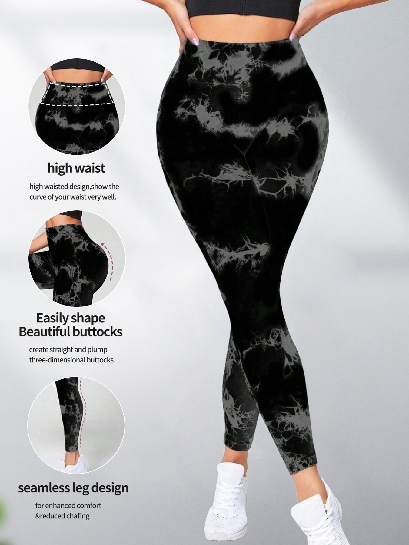 2pcs Seamless High Elastic Tie - Yoga & Fitness With Denise recension och pris
