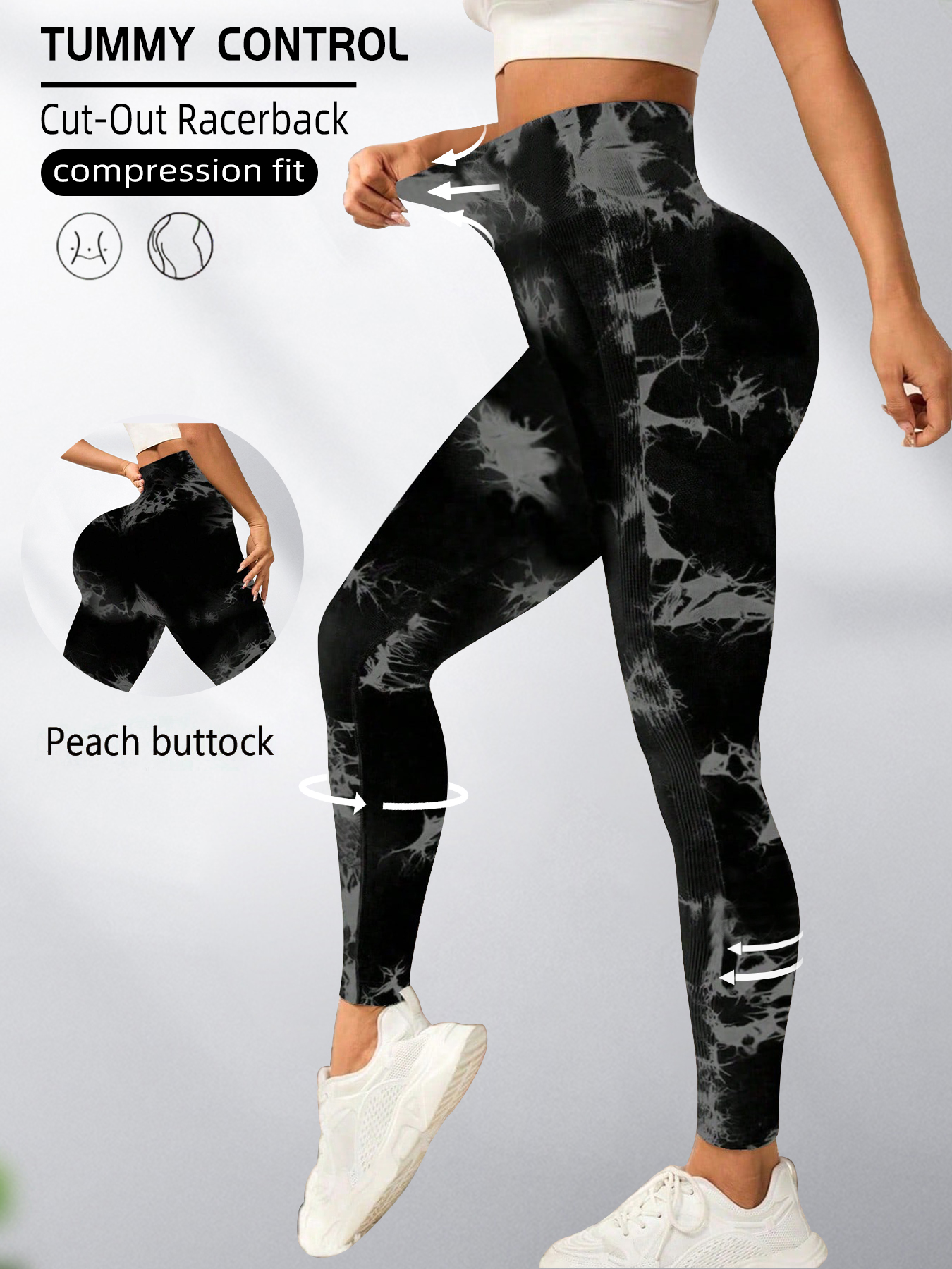 2pcs Seamless High Elastic Tie - Yoga & Fitness With Denise recension och pris