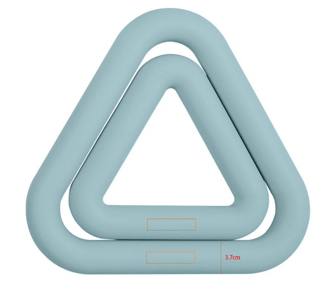 Triangle Iron Ring Yoga Weight - Yoga Fitness Training recension och pris
