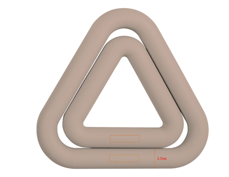 Triangle Iron Ring Yoga Weight - Yoga Fitness Training recension och pris