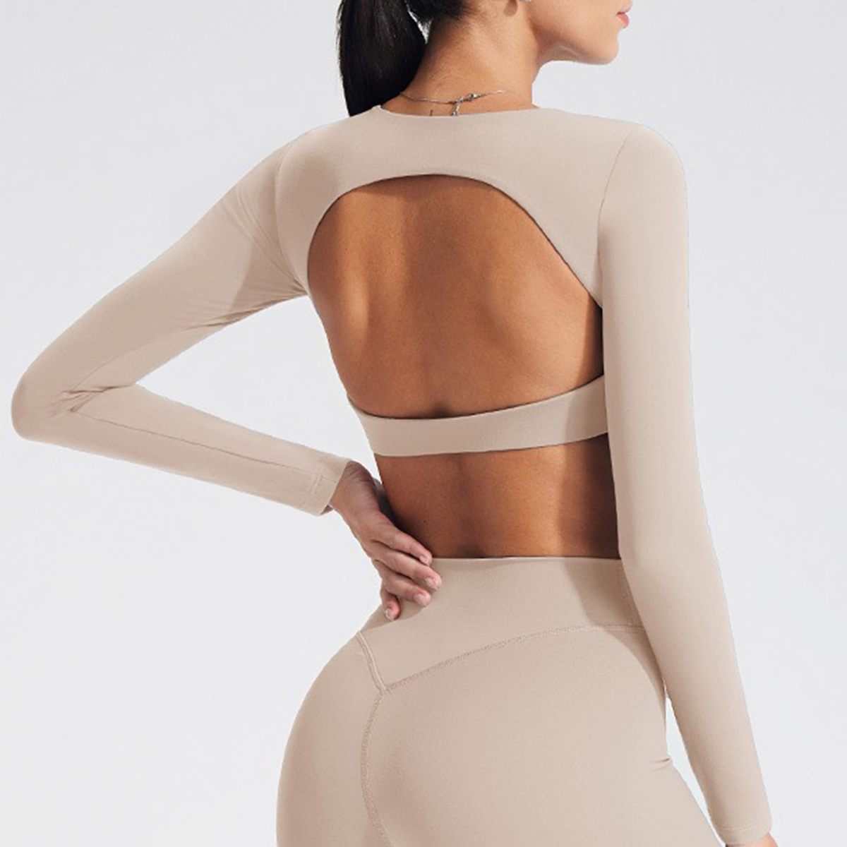 Women's long-sleeved yoga top  - Yoga & Fitness With Denise recension och pris