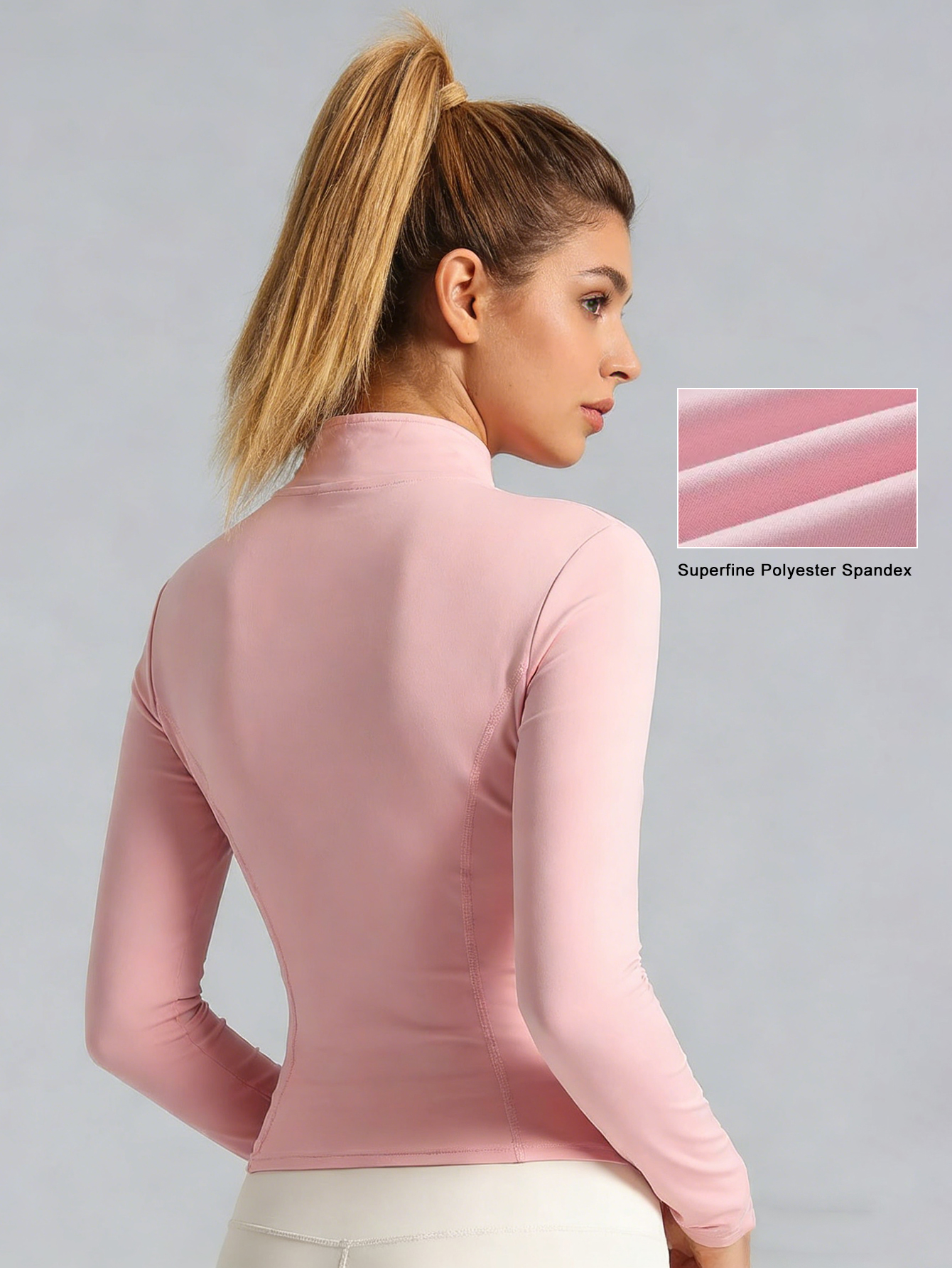 New Women Light pink Yoga Coat - Yoga & Fitness With Denise recension och pris