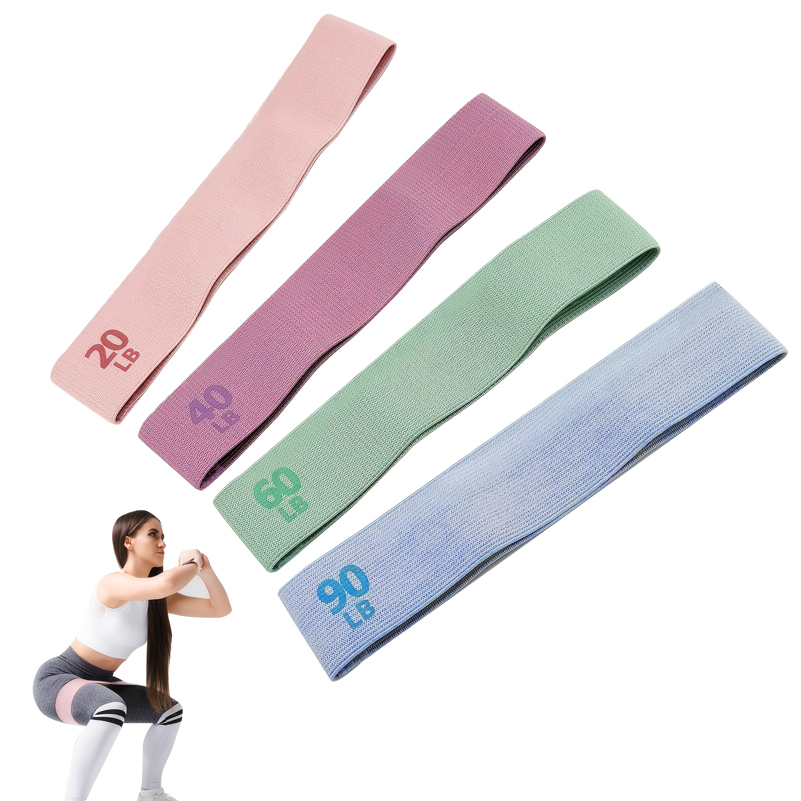 1Pc/4Pcs Fitness Resistance Ba - Yoga Fitness Rooms recension och pris