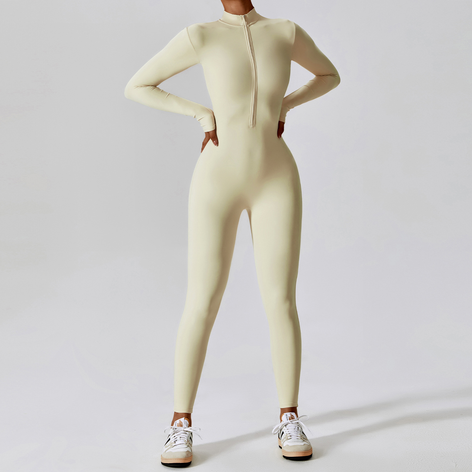 Customized LOGO women's zipper - Yoga Fitness Logo recension och pris