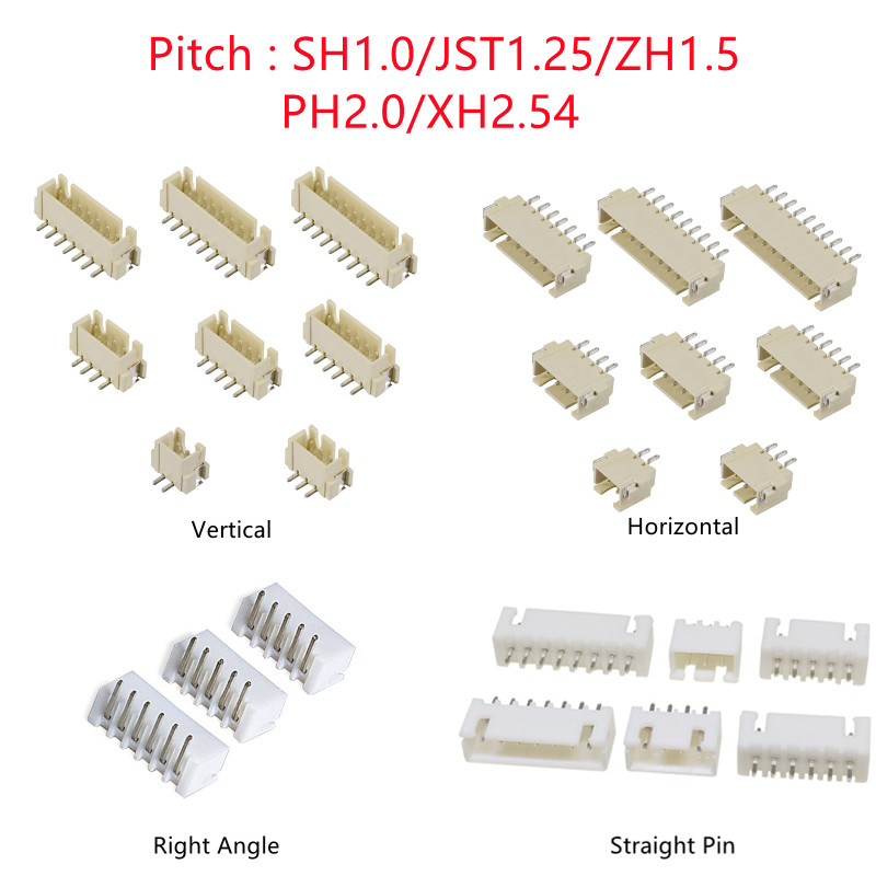 10PCS SH/JST/ZH/PH/XH Pitch 1. - Dip Bar Parallel recension och pris