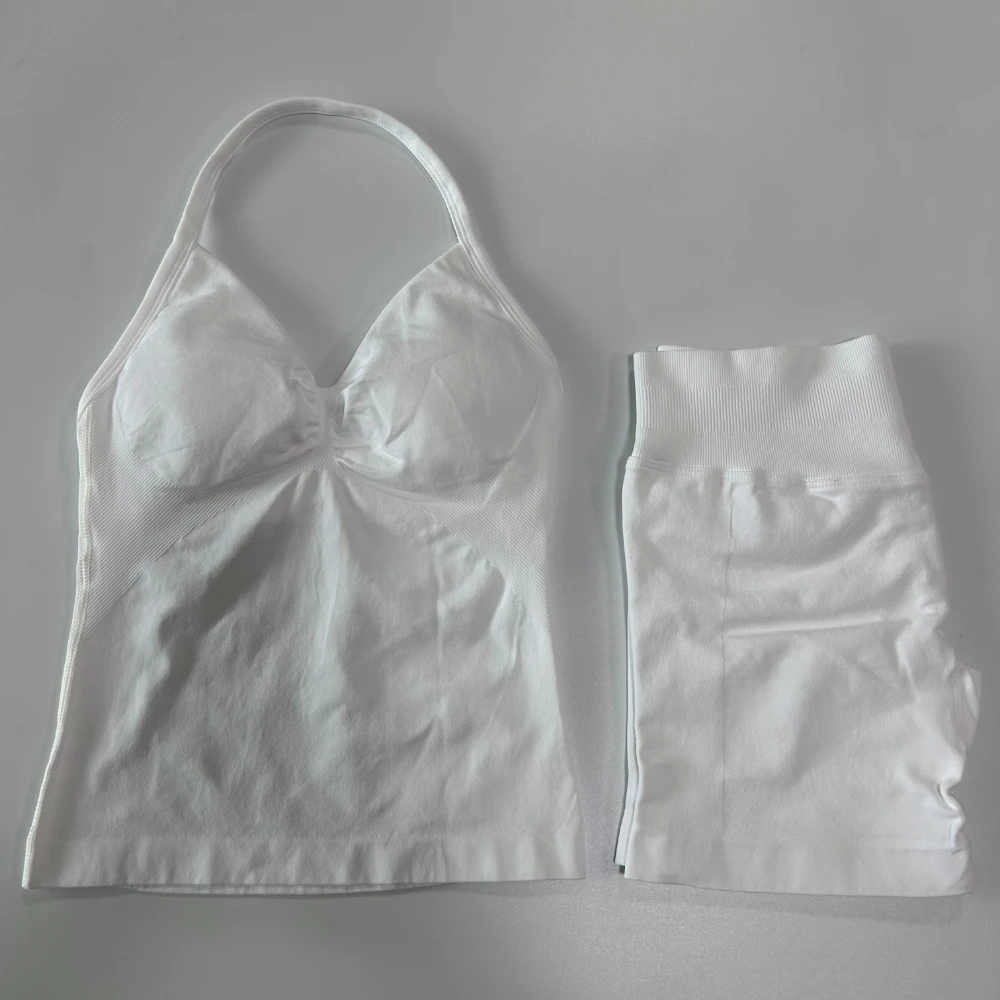 No Logo 2pcs Gym Set Women Bac - Yoga Fitness Logo recension och pris