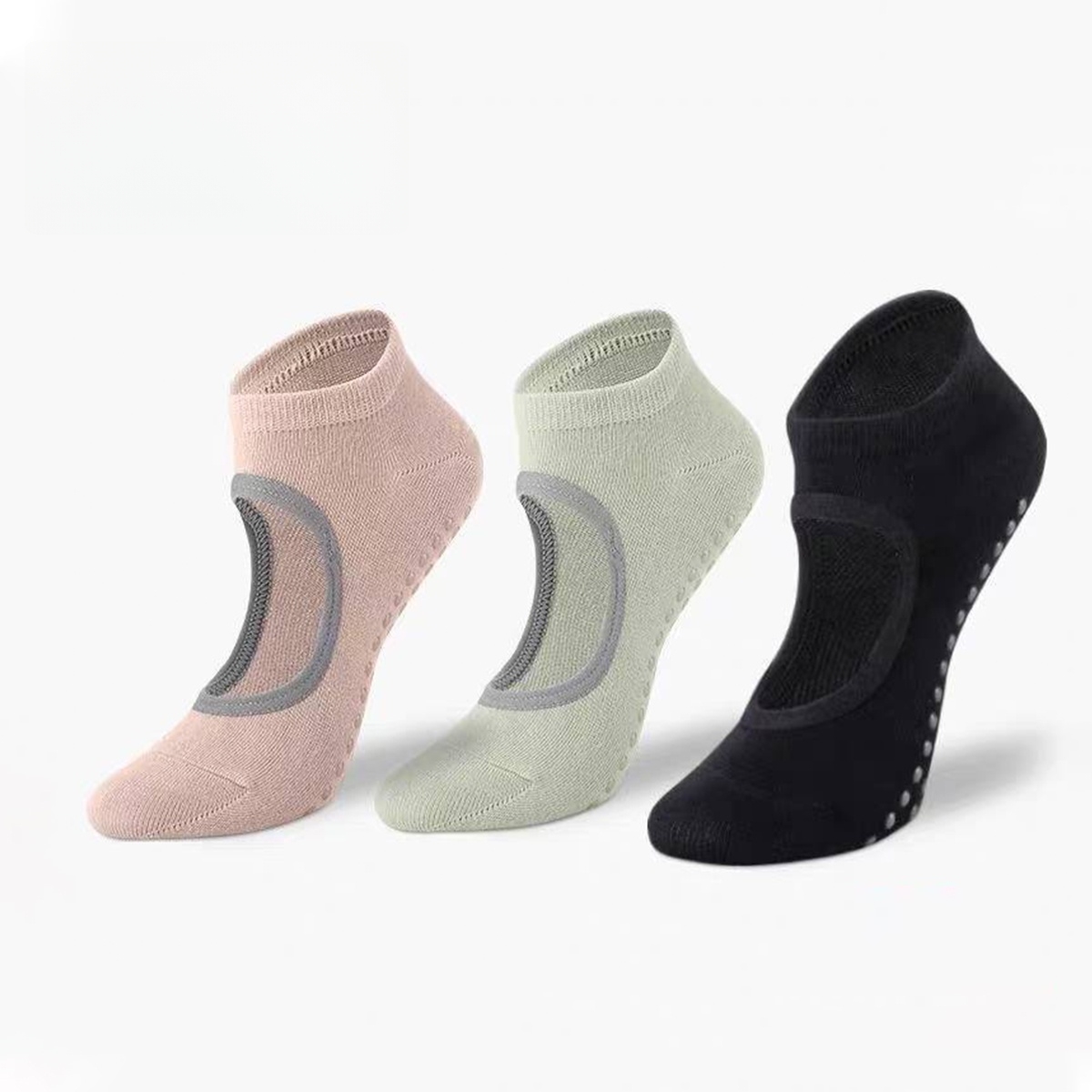 Non-Slip Yoga Socks for Women  - Yoga & Fitness With Denise recension och pris