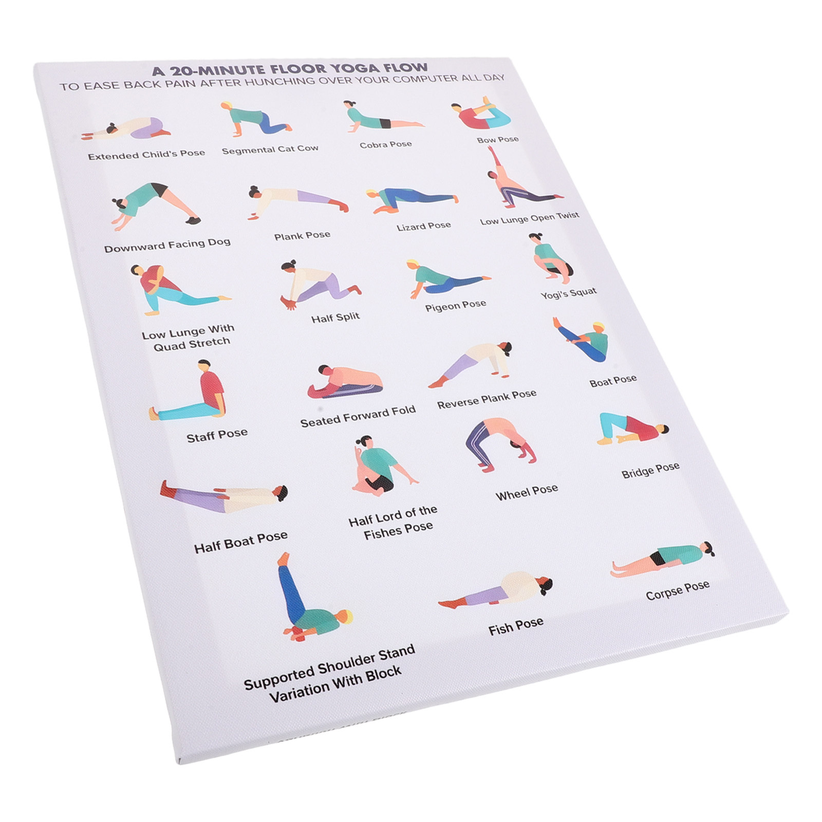 Yoga Poster Wall Art Set 3 Pie - Yoga Fitness Rooms recension och pris