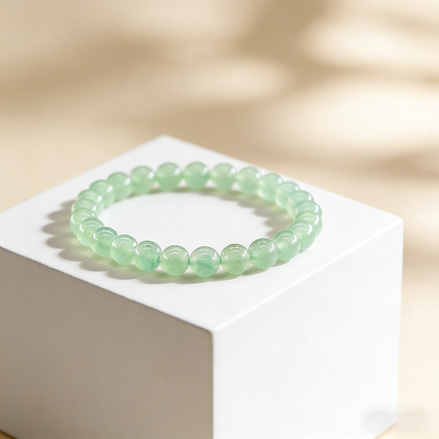 6 8mm Natural Green Aventurine - J-Yoga Fitness recension och pris