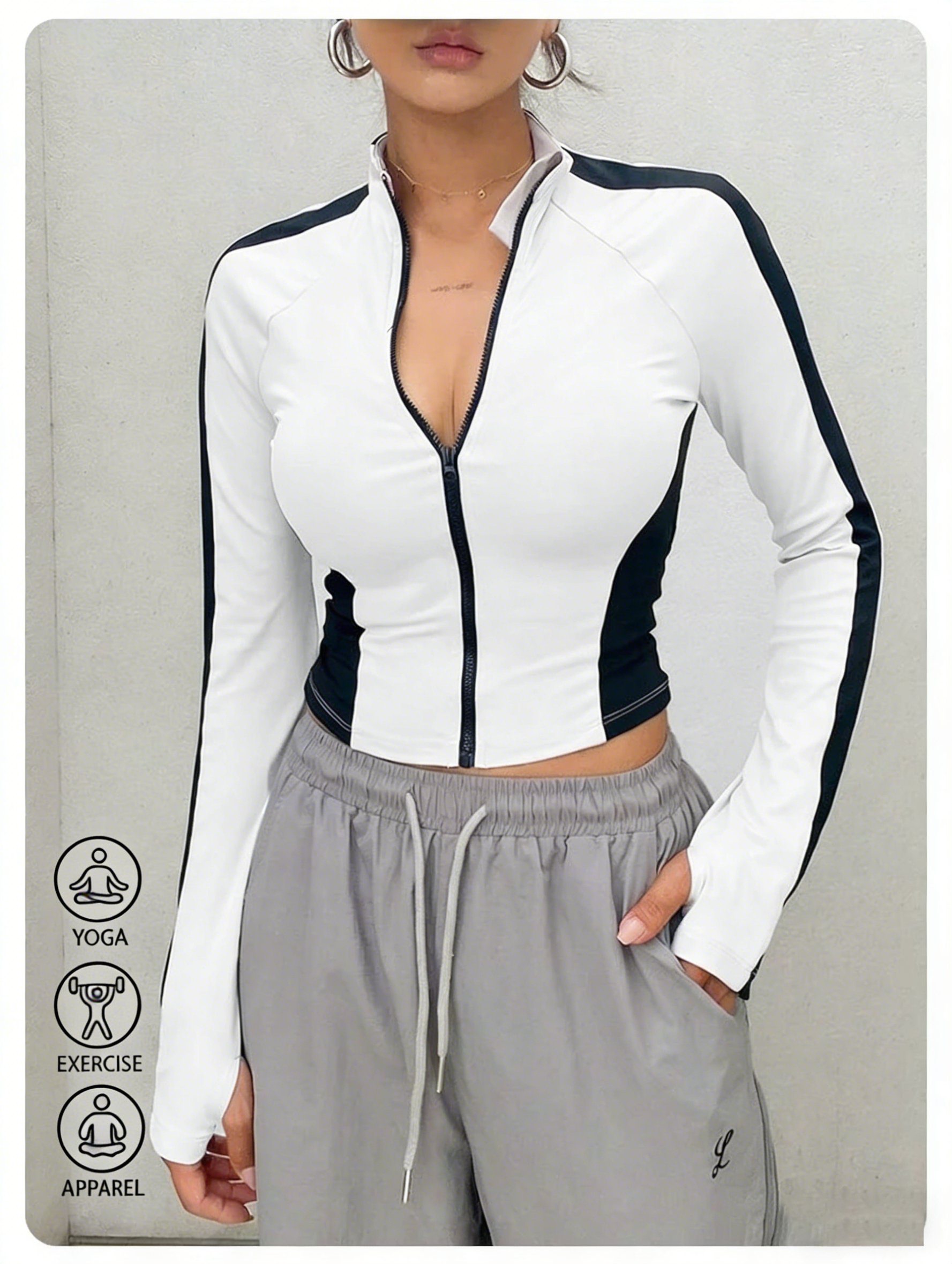 Yoga Clothes Stand Up Collar J - Yoga & Fitness With Denise recension och pris