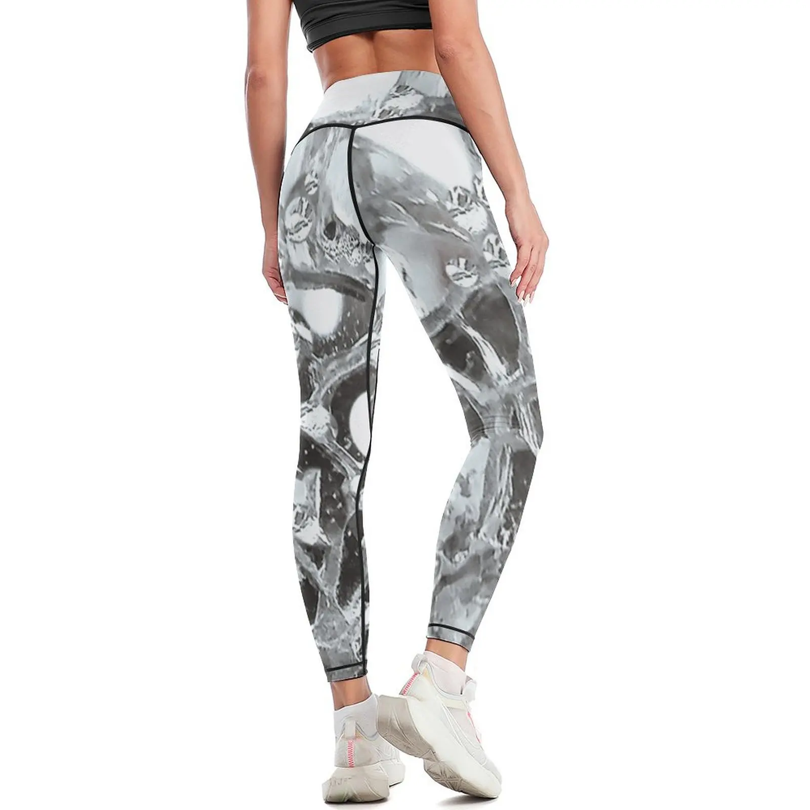 Mirrors and Glass Photo Leggin - Yoga Fitness Photos recension och pris