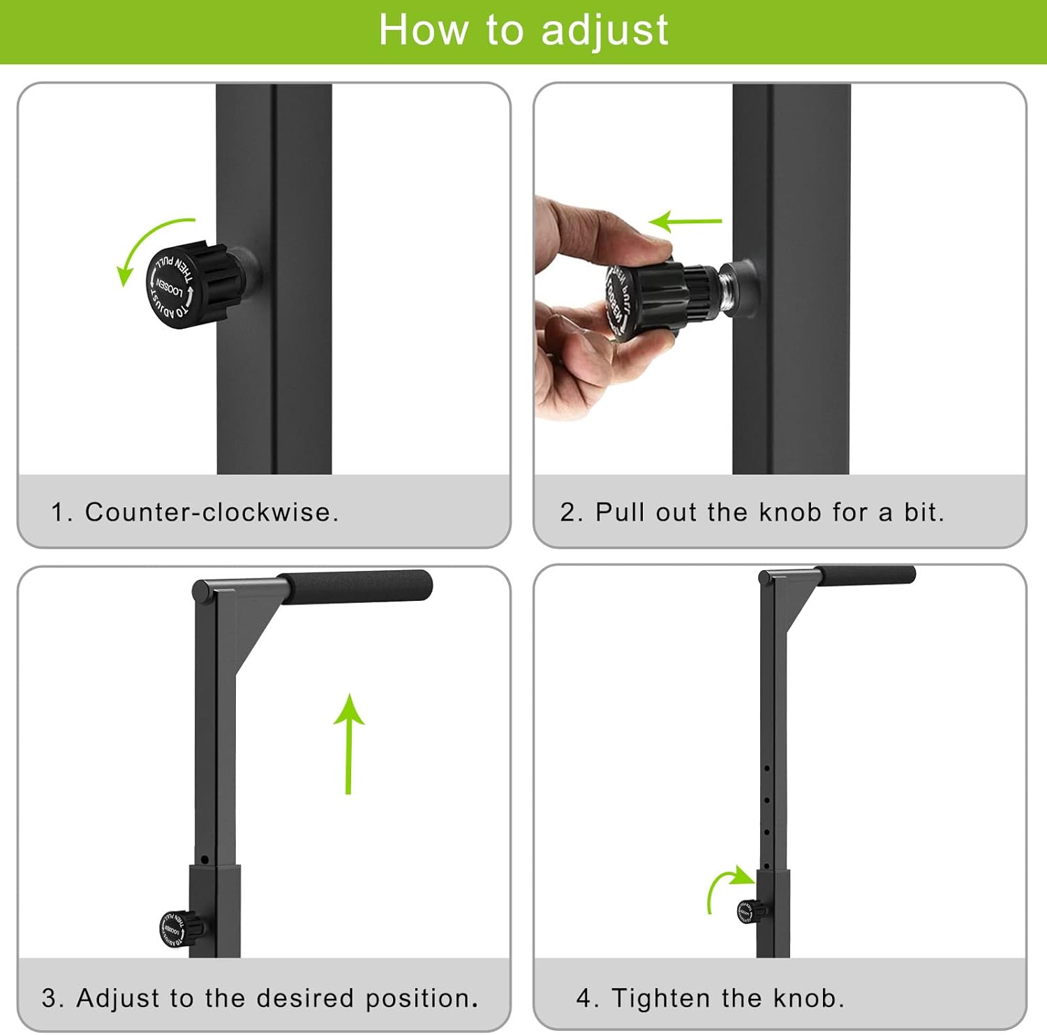 Heavy Duty Steel Multi-Functio - Dip Bar Parallel recension och pris