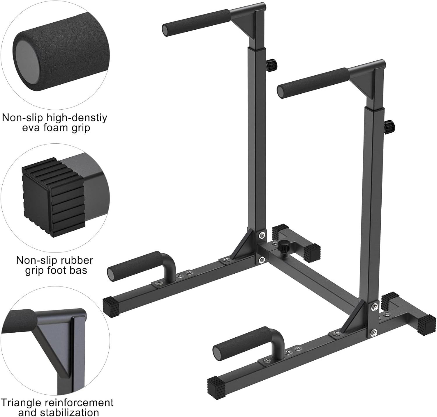 Heavy Duty Steel Multi-Functio - Dip Bar Parallel recension och pris