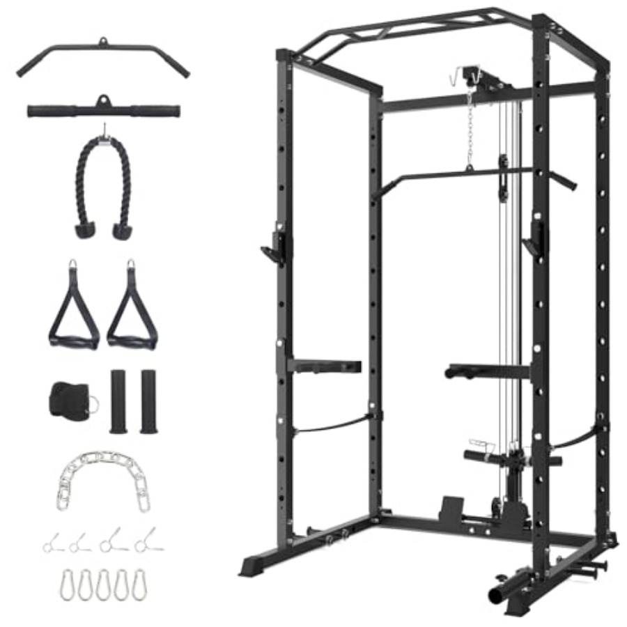 Home Gym Power Cage Heavy-Duty - Lat Pulldown Bar recension och pris