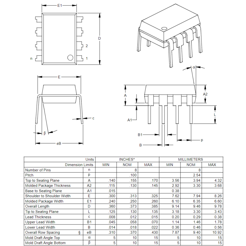 10PCS/LOT New AT24C01 24C02 24 - Dip Bar Parallel recension och pris