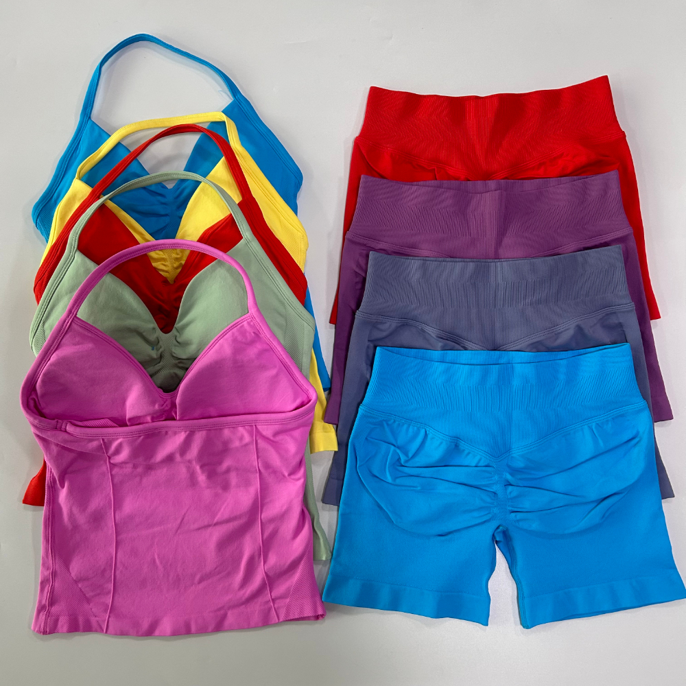 No Logo 2pcs Gym Set Women Bac - Yoga Fitness Logo recension och pris