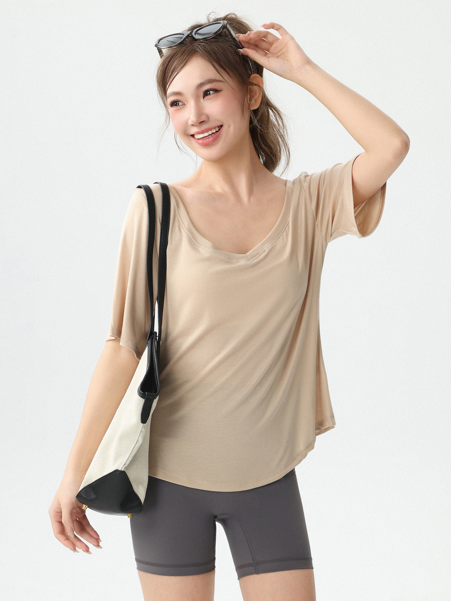 New Loose Women's Yoga Wear V- - Yoga Fitness Training recension och pris